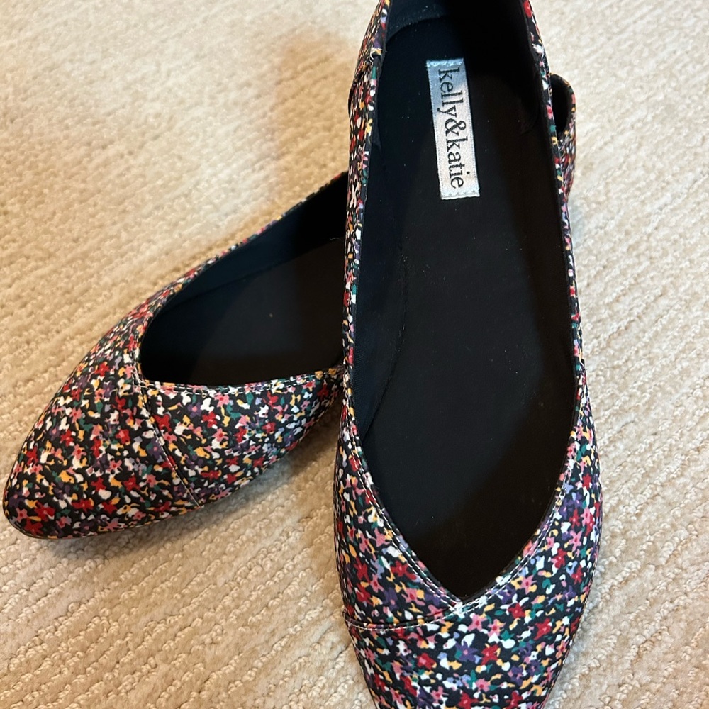 Kelly & Katie Multicolor Sequin Ballet Flats